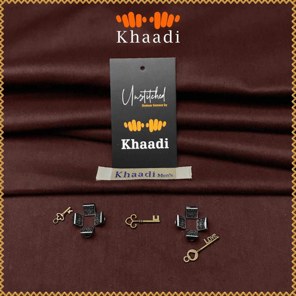 Men's Unstitched Wash And Wear Plain Suit