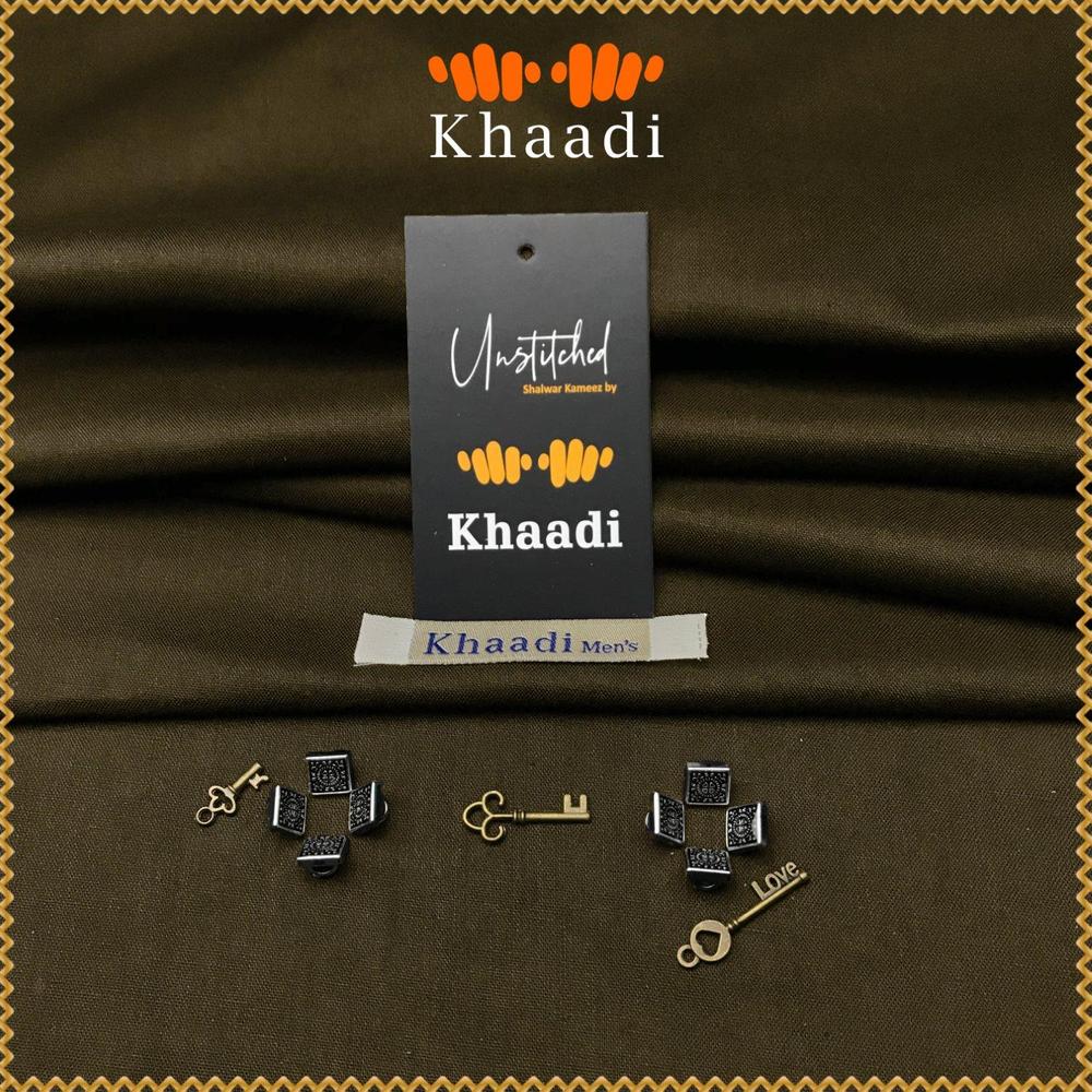 Men's Unstitched Wash And Wear Plain Suit