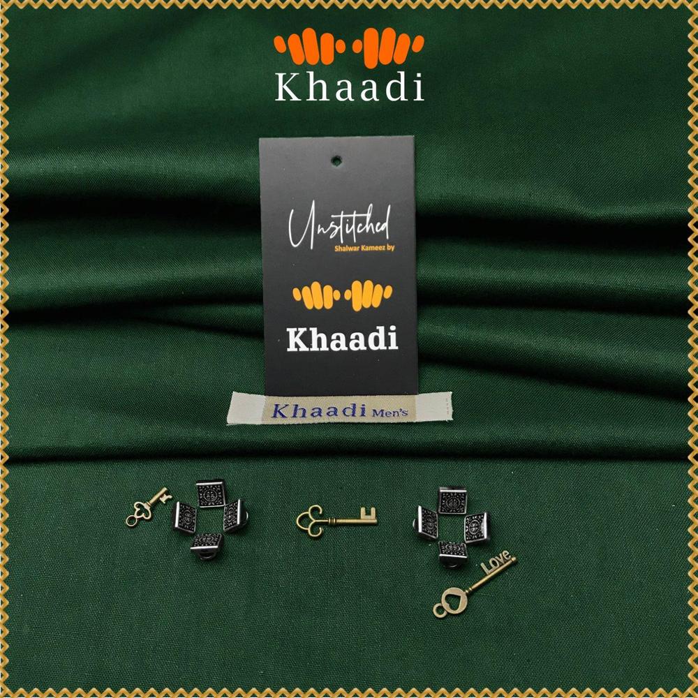 Men's Unstitched Wash And Wear Plain Suit