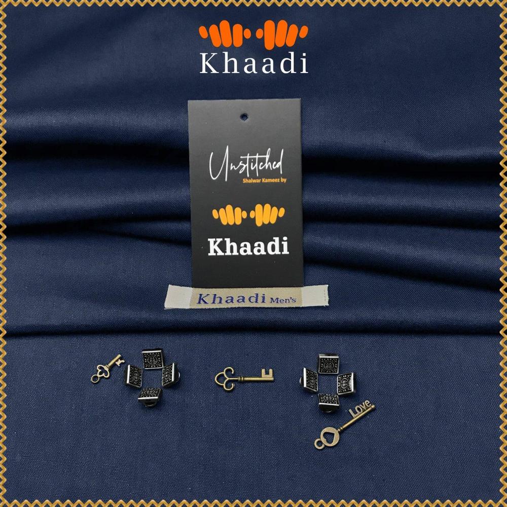 Men's Unstitched Wash And Wear Plain Suit