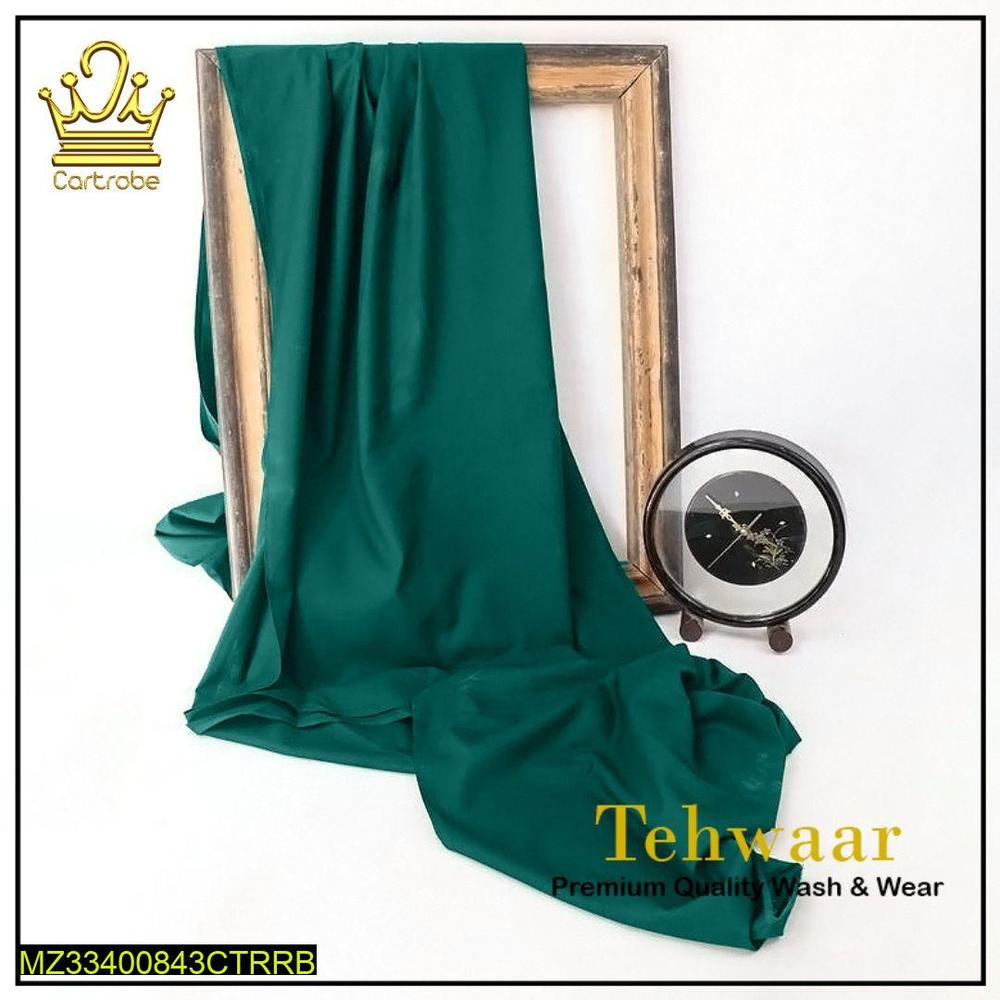 Men's Unstitched Wash And Wear Plain Suit