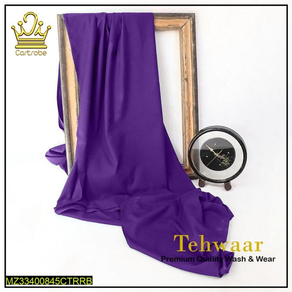 Men's Unstitched Wash And Wear Plain Suit