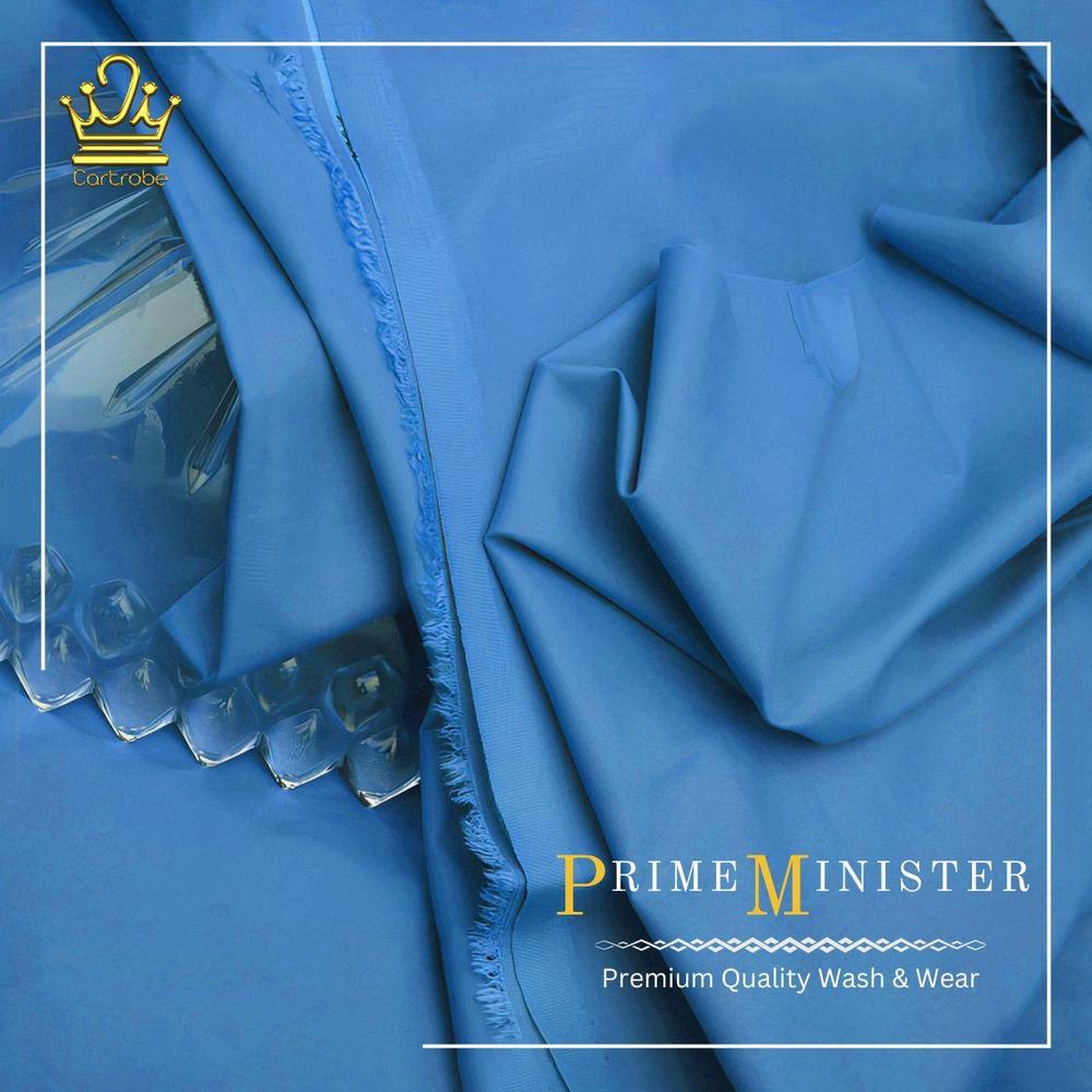 Men's Unstitched Wash And Wear Plain Suit