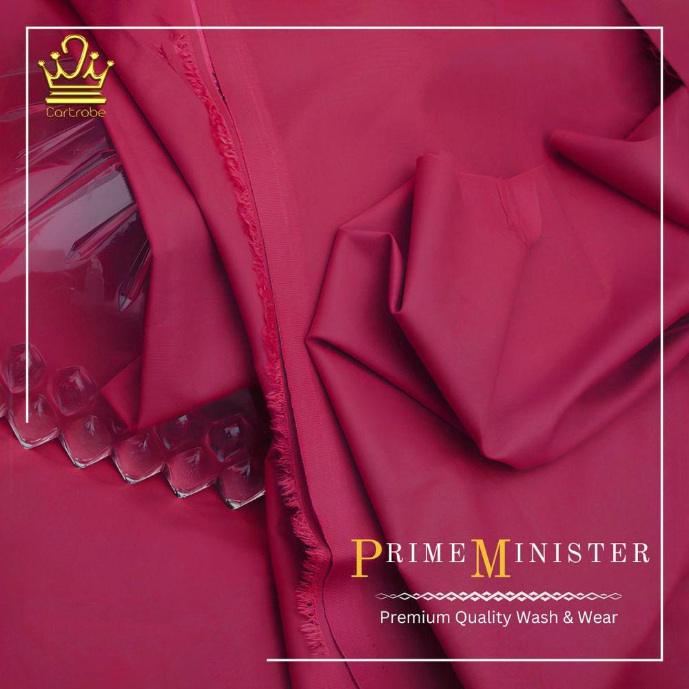 Men's Unstitched Wash And Wear Plain Suit