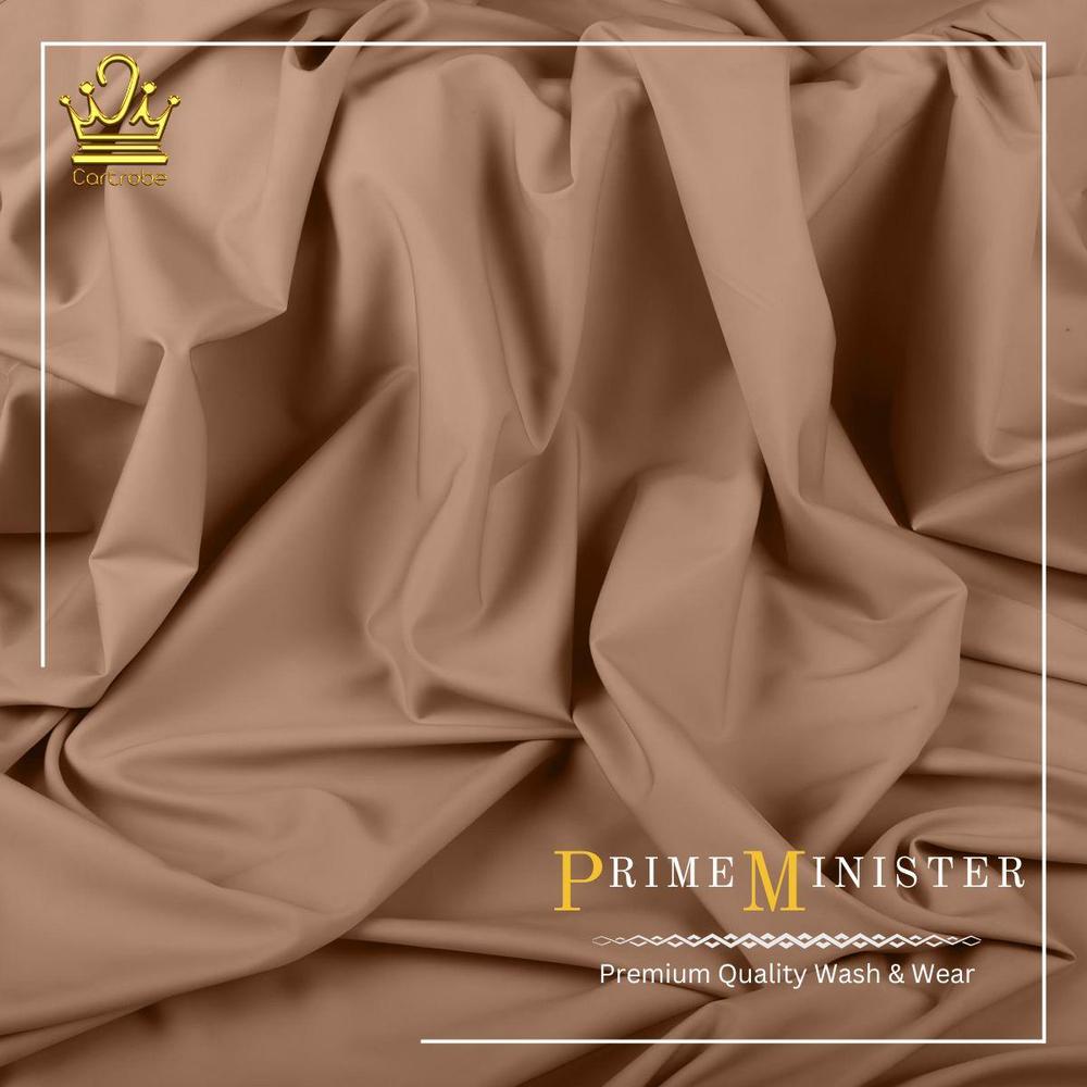 Men's Unstitched Wash And Wear Plain Suit