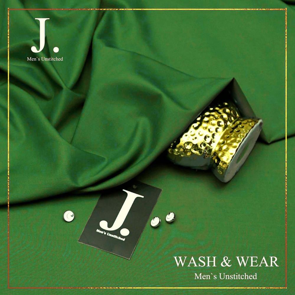 Men's Unstitched Wash And Wear Plain Suit