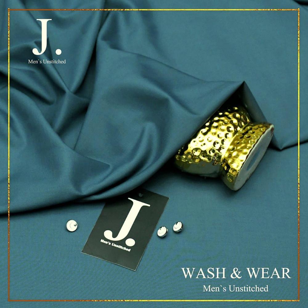 Men's Unstitched Wash And Wear Plain Suit