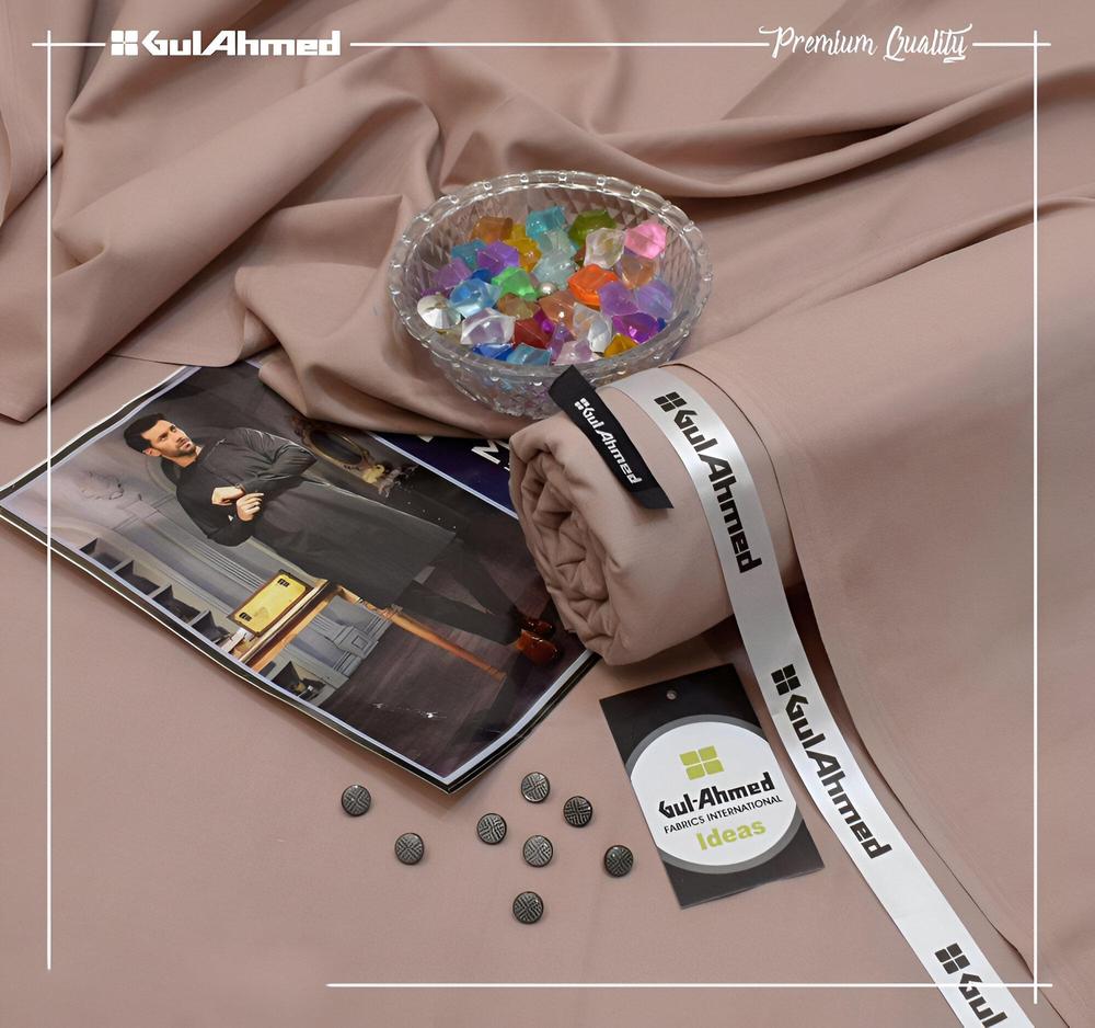 Men’s Unstitched Wash And Wear Plain Suit