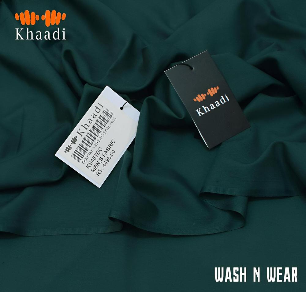 Men’s Unstitched Wash And Wear Plain Suit