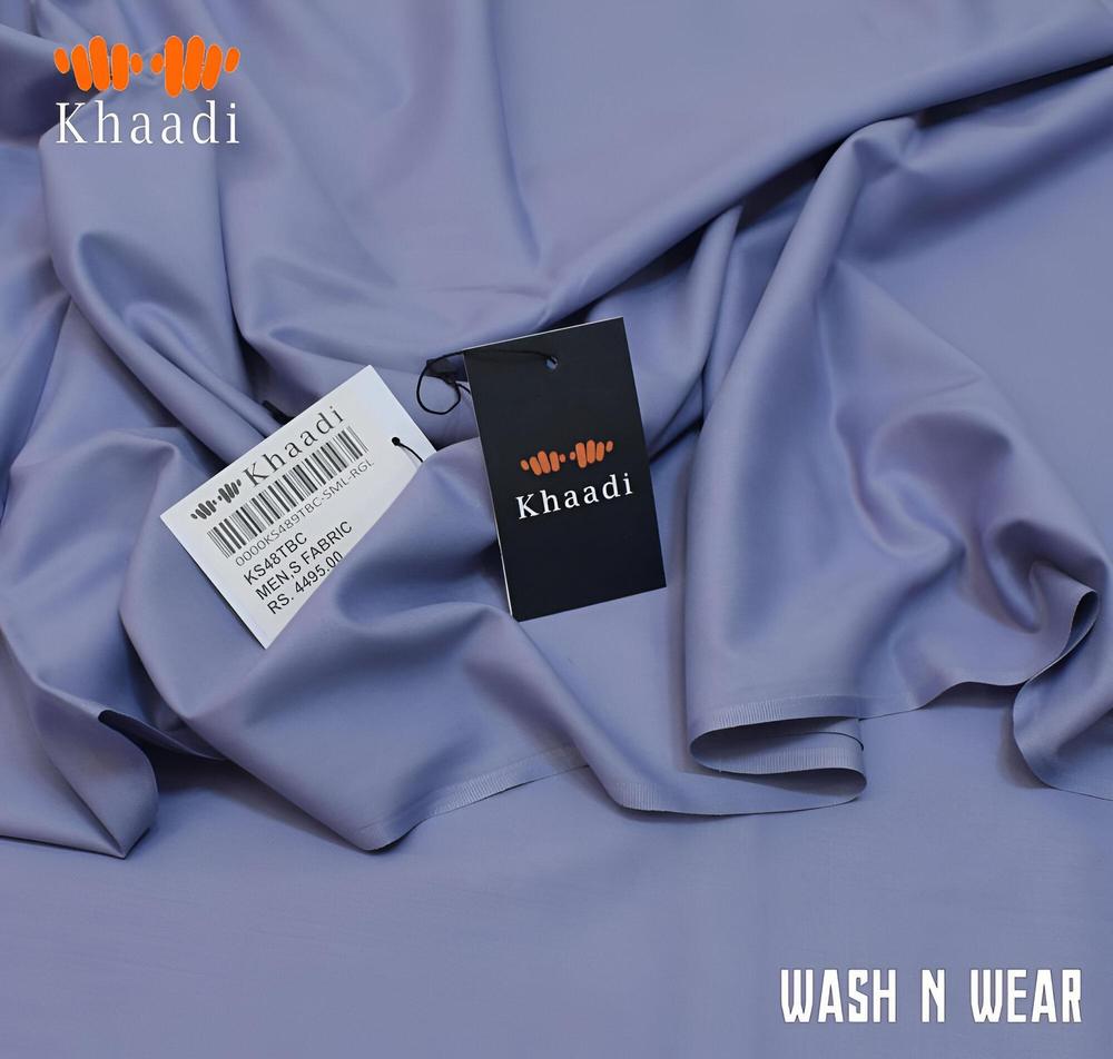 Men’s Unstitched Wash And Wear Plain Suit