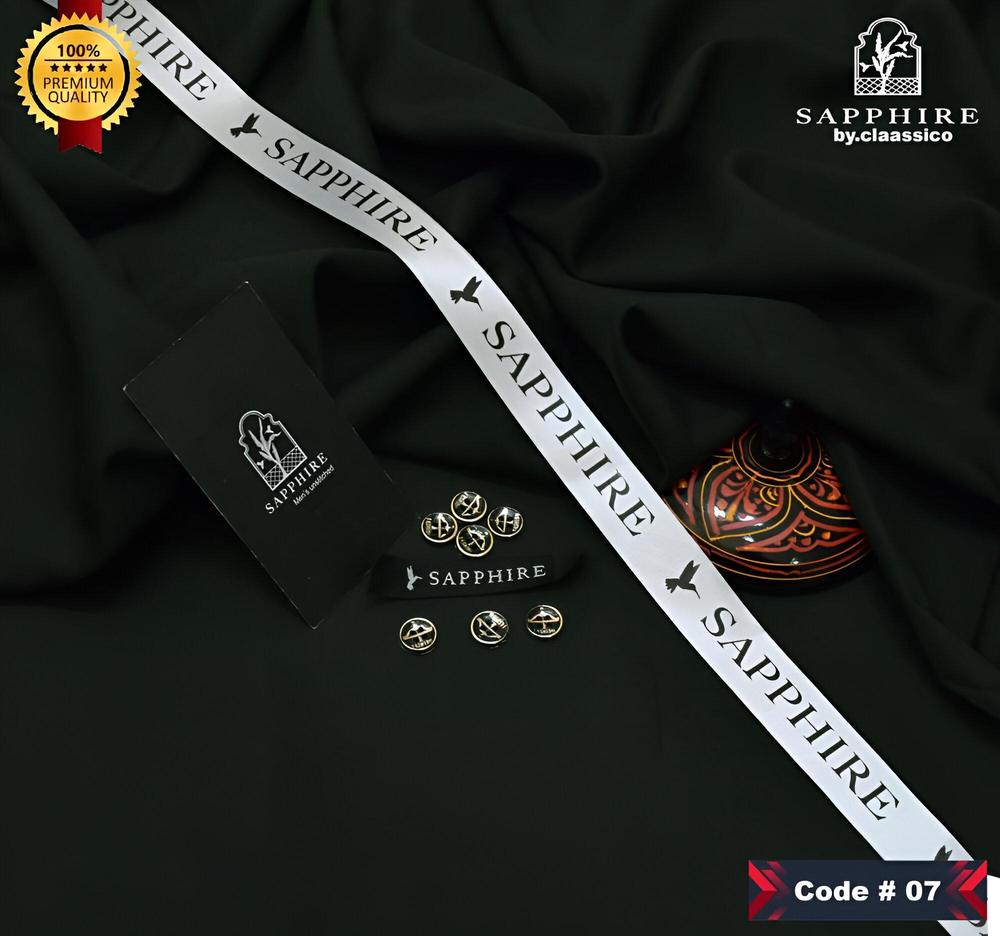 Men’s Unstitched Wash And Wear Plain Suit