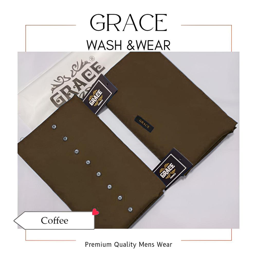 Men’s Unstitched Wash And Wear Plain Suit