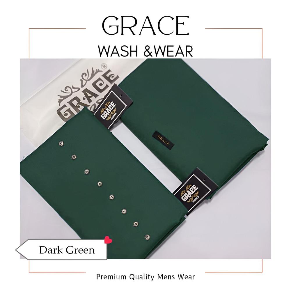 Men’s Unstitched Wash And Wear Plain Suit