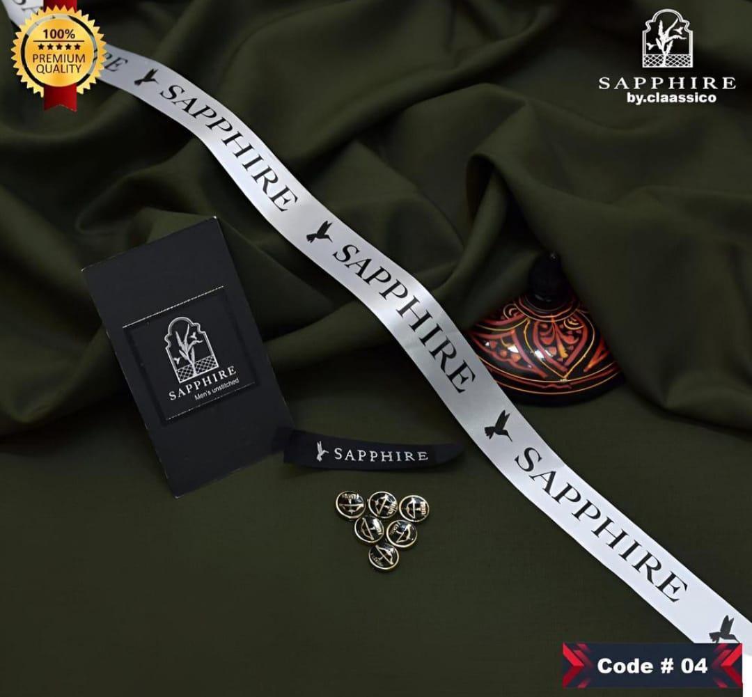 Men’s Unstitched Wash And Wear Plain Suit