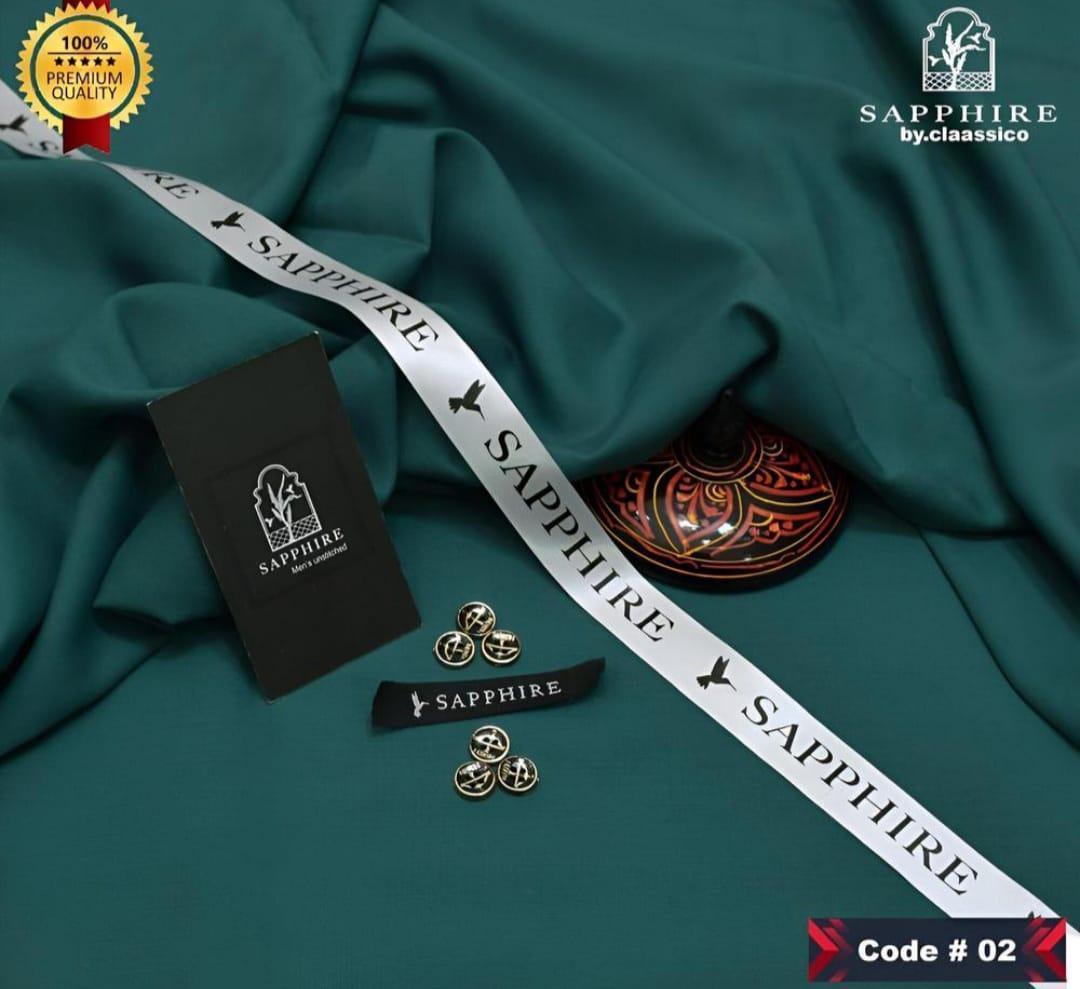 Men’s Unstitched Wash And Wear Plain Suit