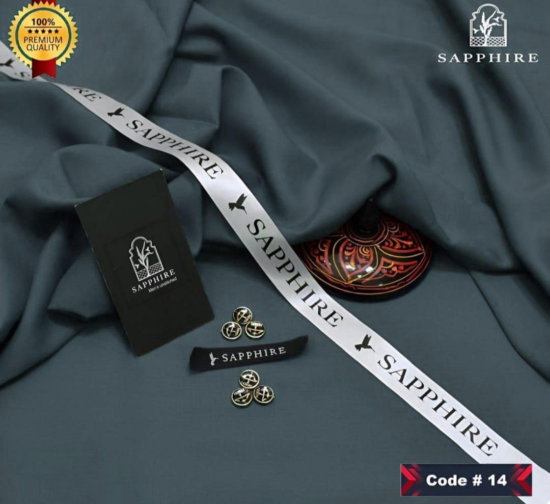 Men’s Unstitched Wash And Wear Plain Suit