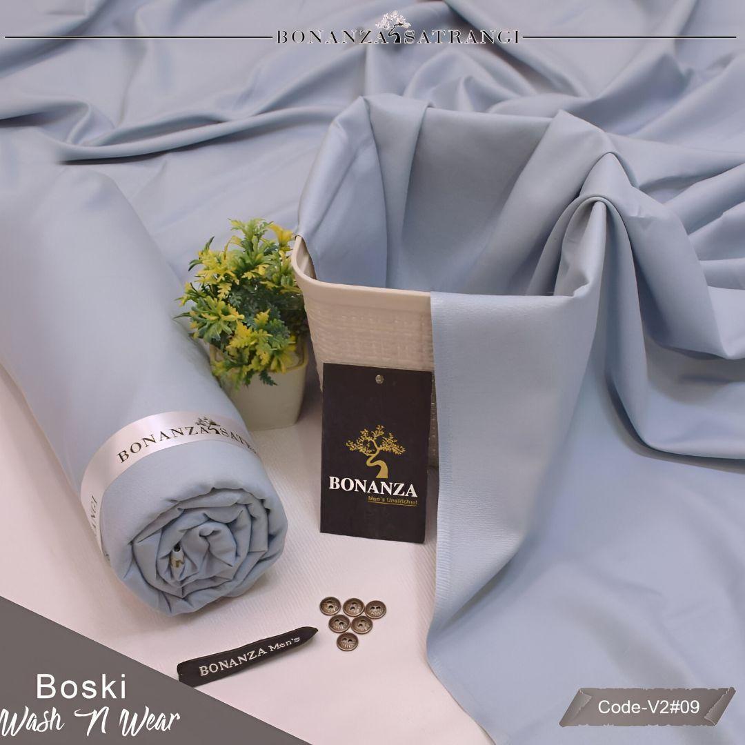 Men’s Unstitched Wash And Wear Plain Suit