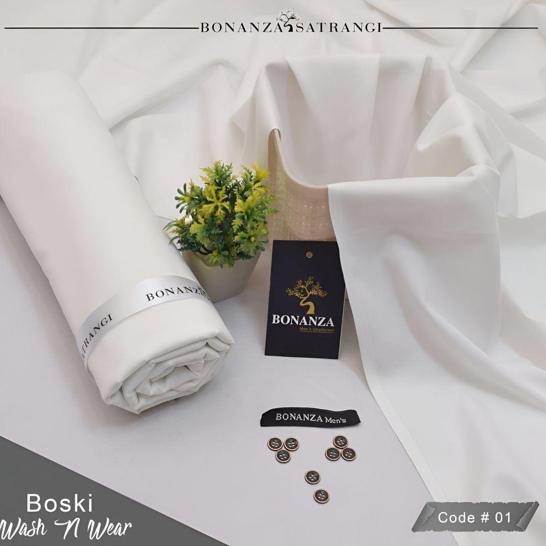 Men’s Unstitched Wash And Wear Plain Suit