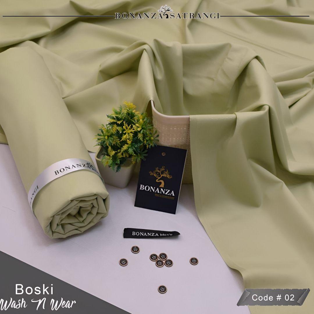 Men’s Unstitched Wash And Wear Plain Suit