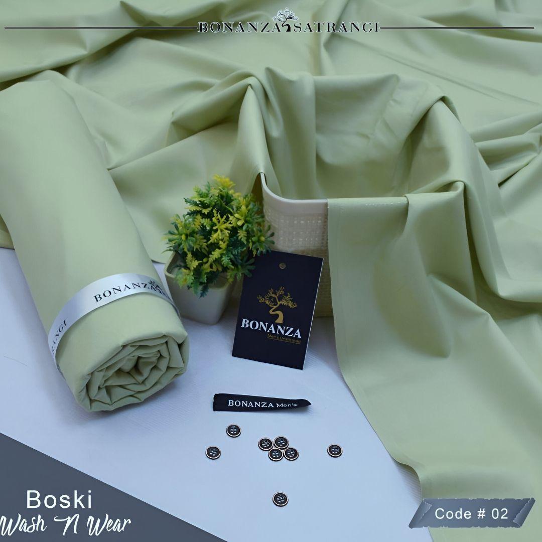 Men’s Unstitched Wash And Wear Plain Suit