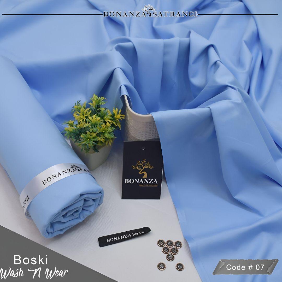 Men’s Unstitched Wash And Wear Plain Suit