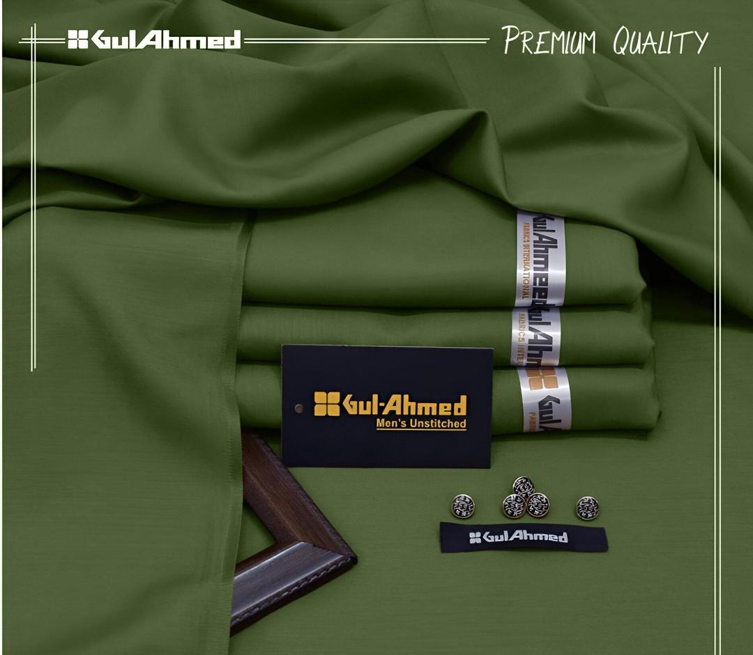 Men’s Unstitched Wash And Wear Plain Suit