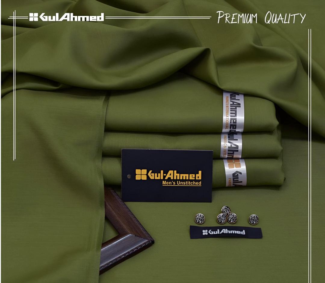 Men’s Unstitched Wash And Wear Plain Suit