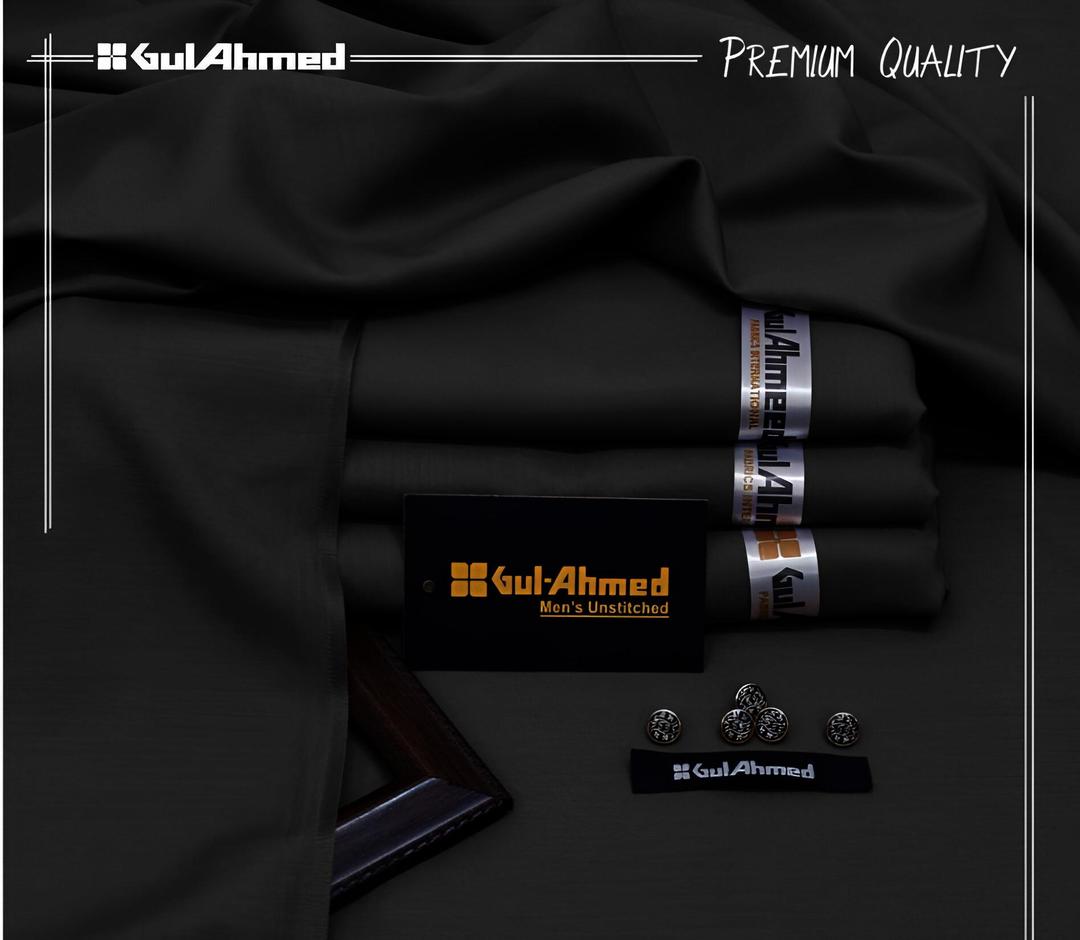 Men’s Unstitched Wash And Wear Plain Suit