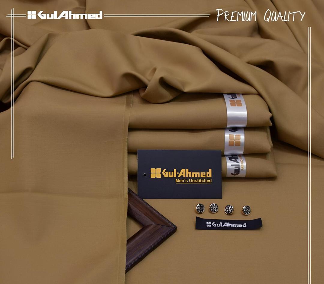 Men’s Unstitched Wash And Wear Plain Suit