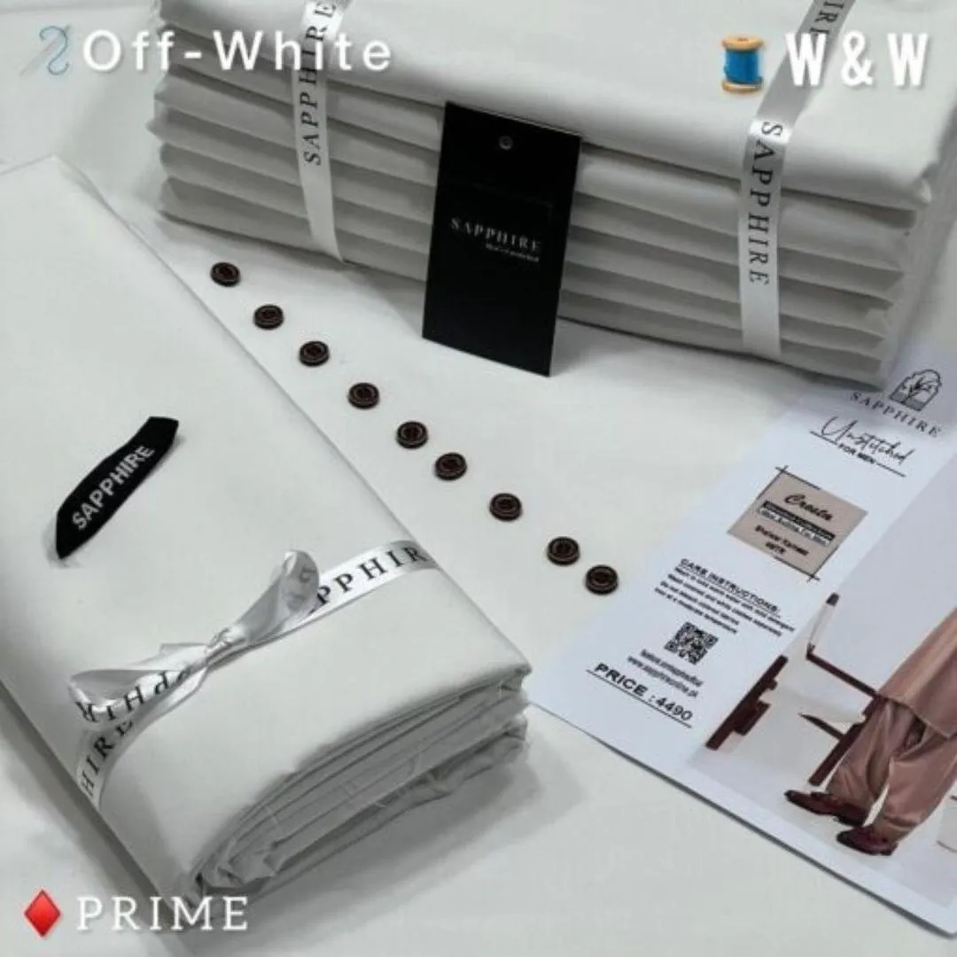 Men’s Unstitched Wash And Wear Plain Suit