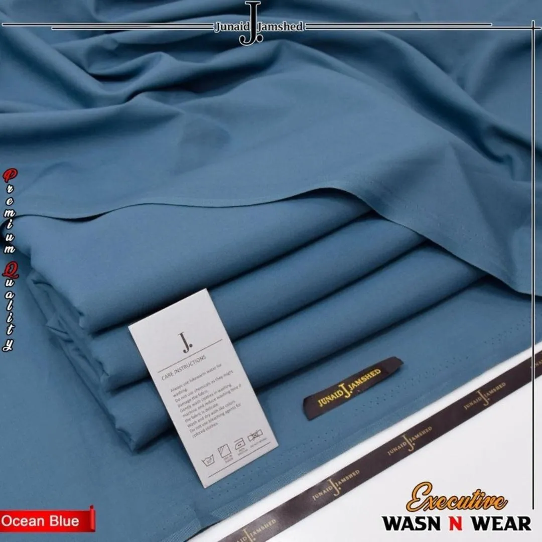 J. Junaid Jamshed Men’s Wash and Wear Unstitched Shalwar Kameez – Premium Comfortable Suit