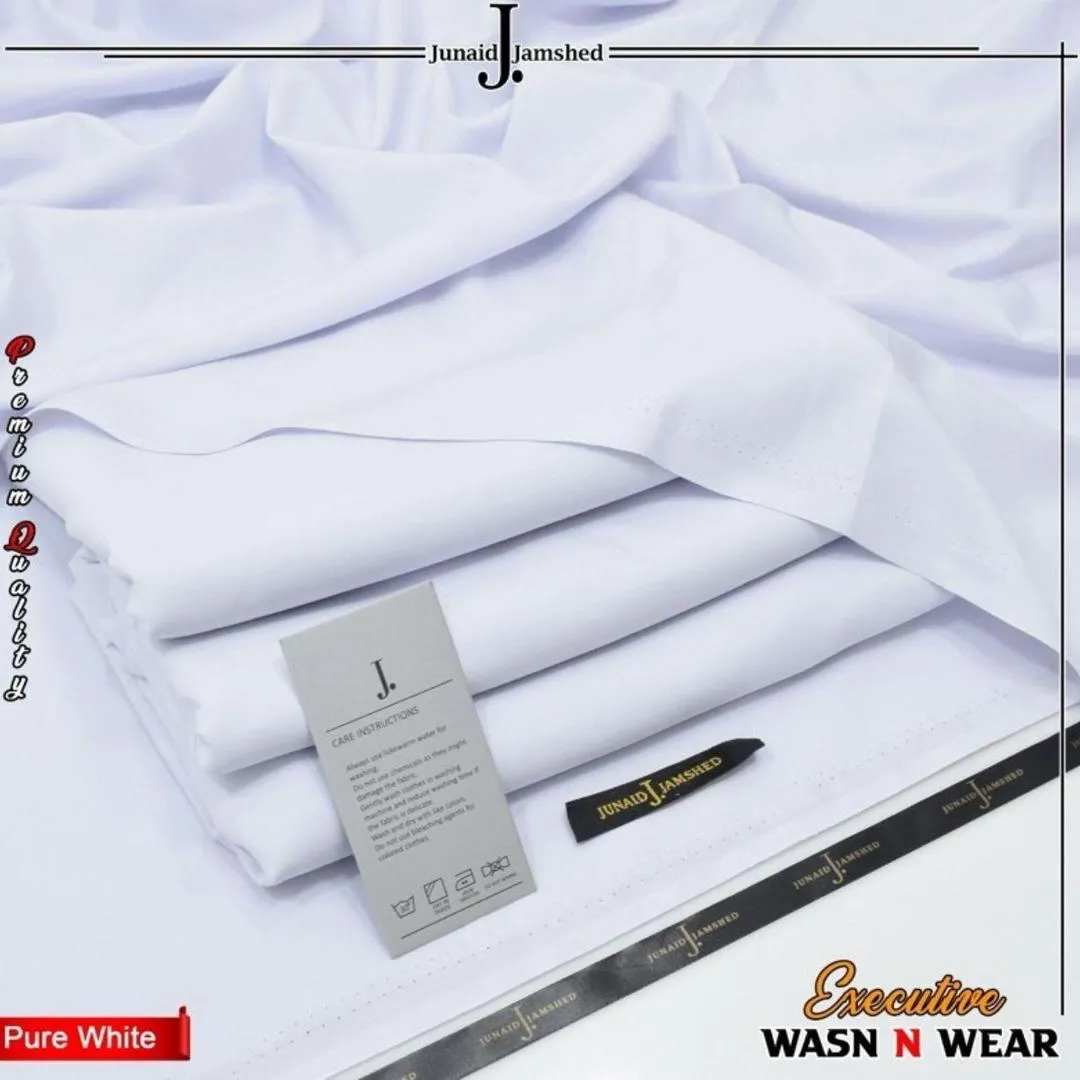J. Junaid Jamshed Men’s Wash and Wear Unstitched Shalwar Kameez – Premium Comfortable Suit
