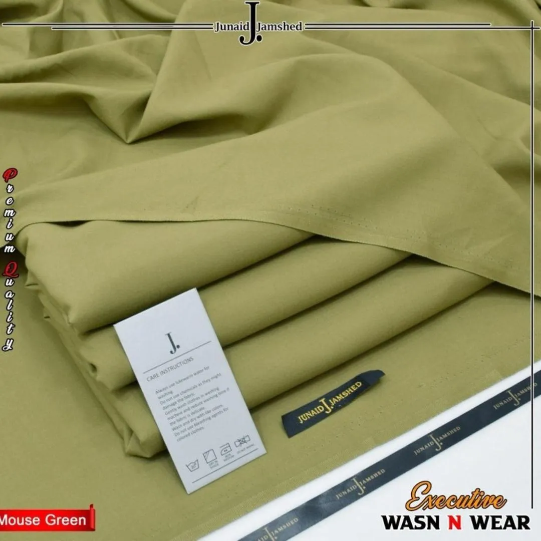 J. Junaid Jamshed Men’s Wash and Wear Unstitched Shalwar Kameez – Premium Comfortable Suit
