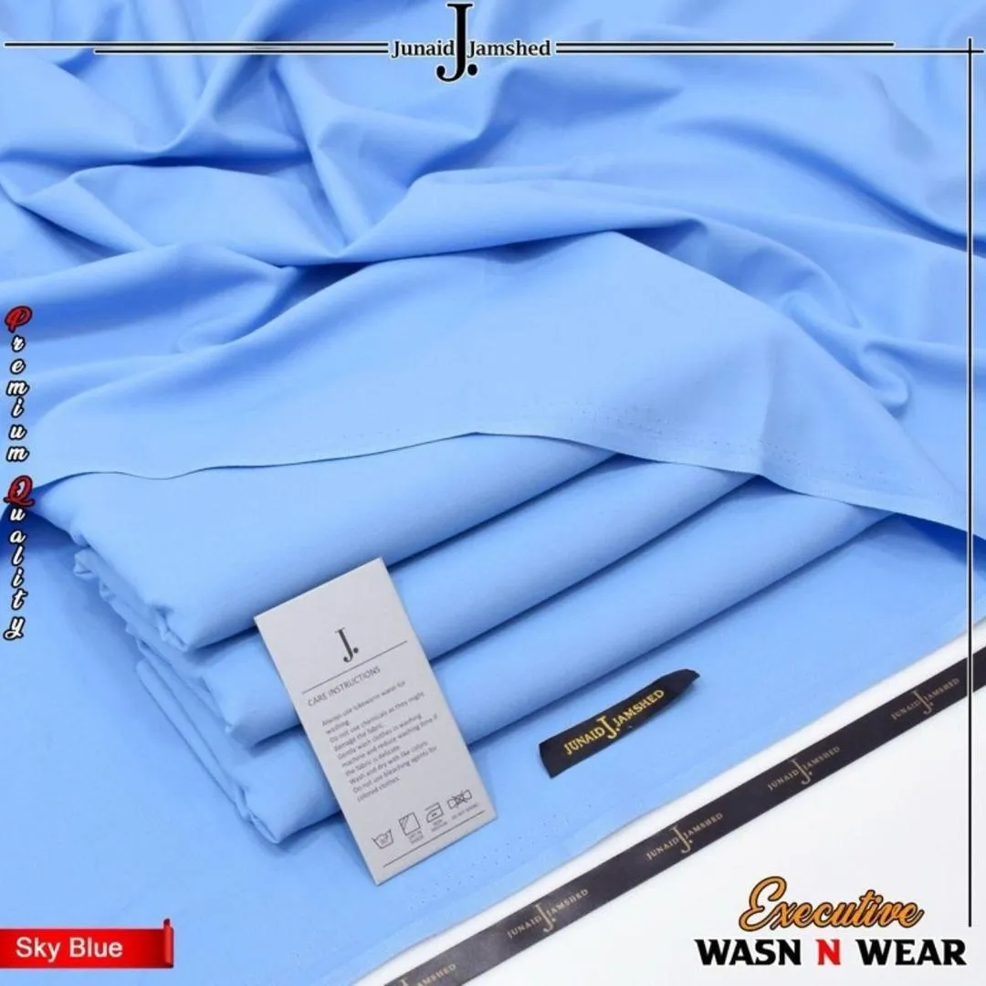 J. Junaid Jamshed Men’s Wash and Wear Unstitched Shalwar Kameez – Premium Comfortable Suit