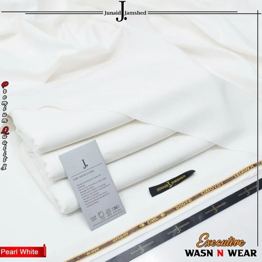 J. Junaid Jamshed Men’s Wash and Wear Unstitched Shalwar Kameez – Premium Comfortable Suit