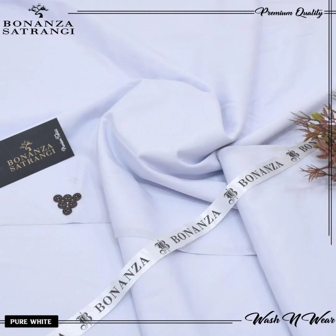 Men’s Unstitched Wash And Wear Plain Suit