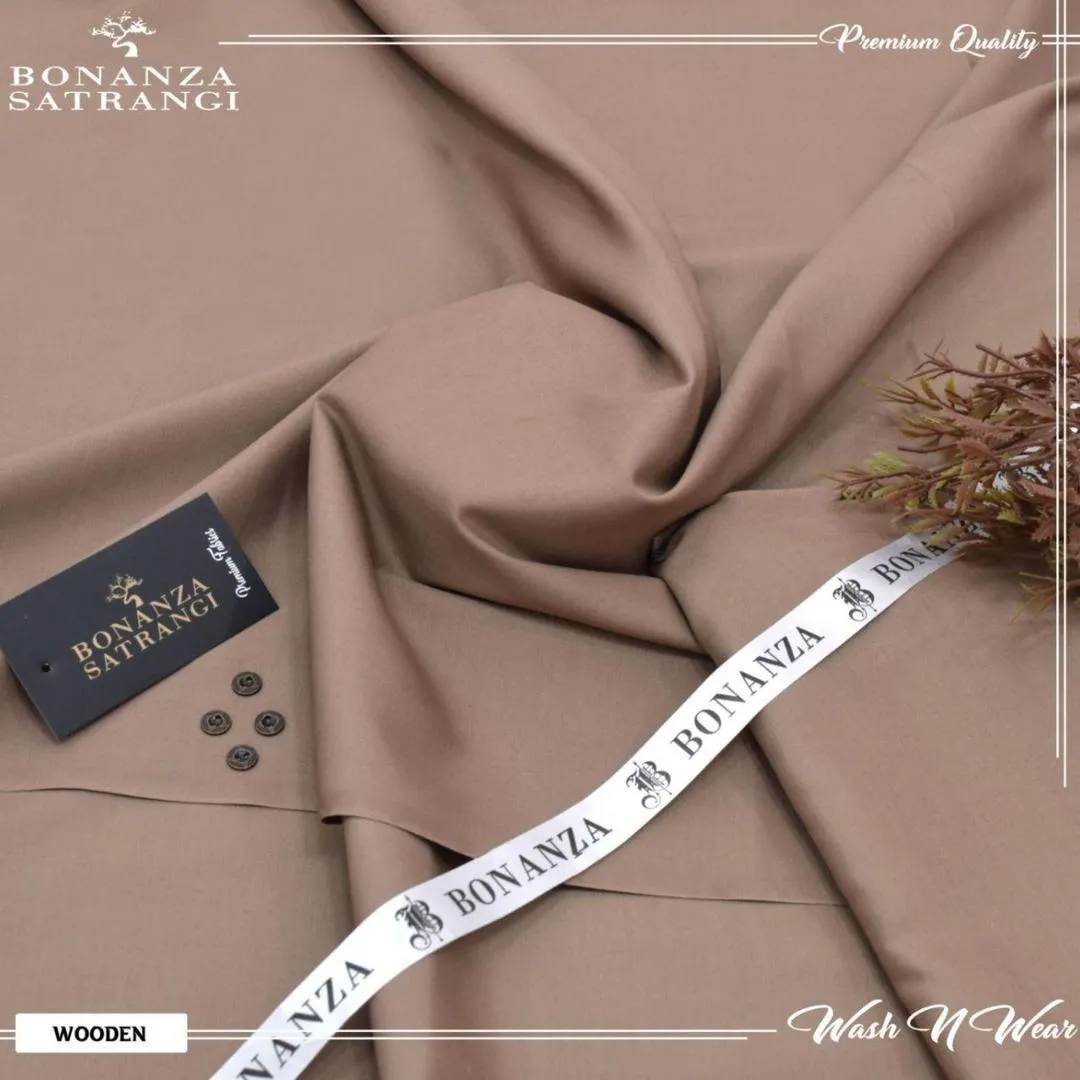 Men’s Unstitched Wash And Wear Plain Suit