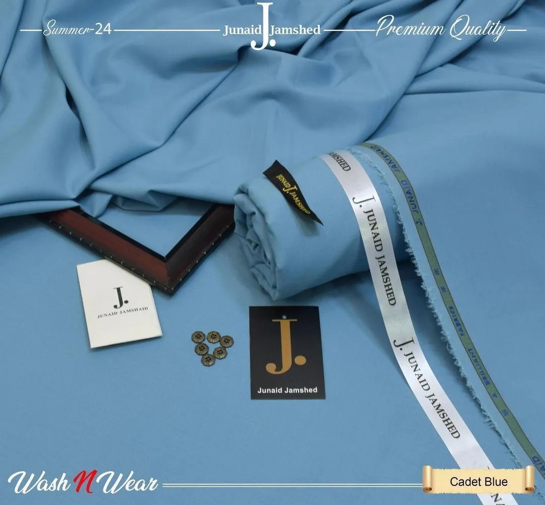 J. Junaid Jamshed Men’s Wash and Wear Unstitched Shalwar Kameez – Premium Comfortable Fabric