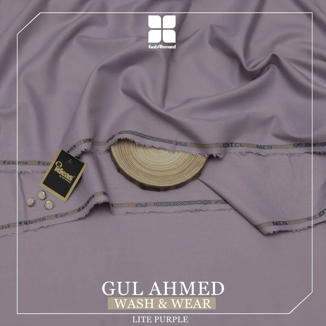 Gul Ahmed Men’s Wash and Wear Unstitched Shalwar Kameez – Premium Comfortable Fabric
