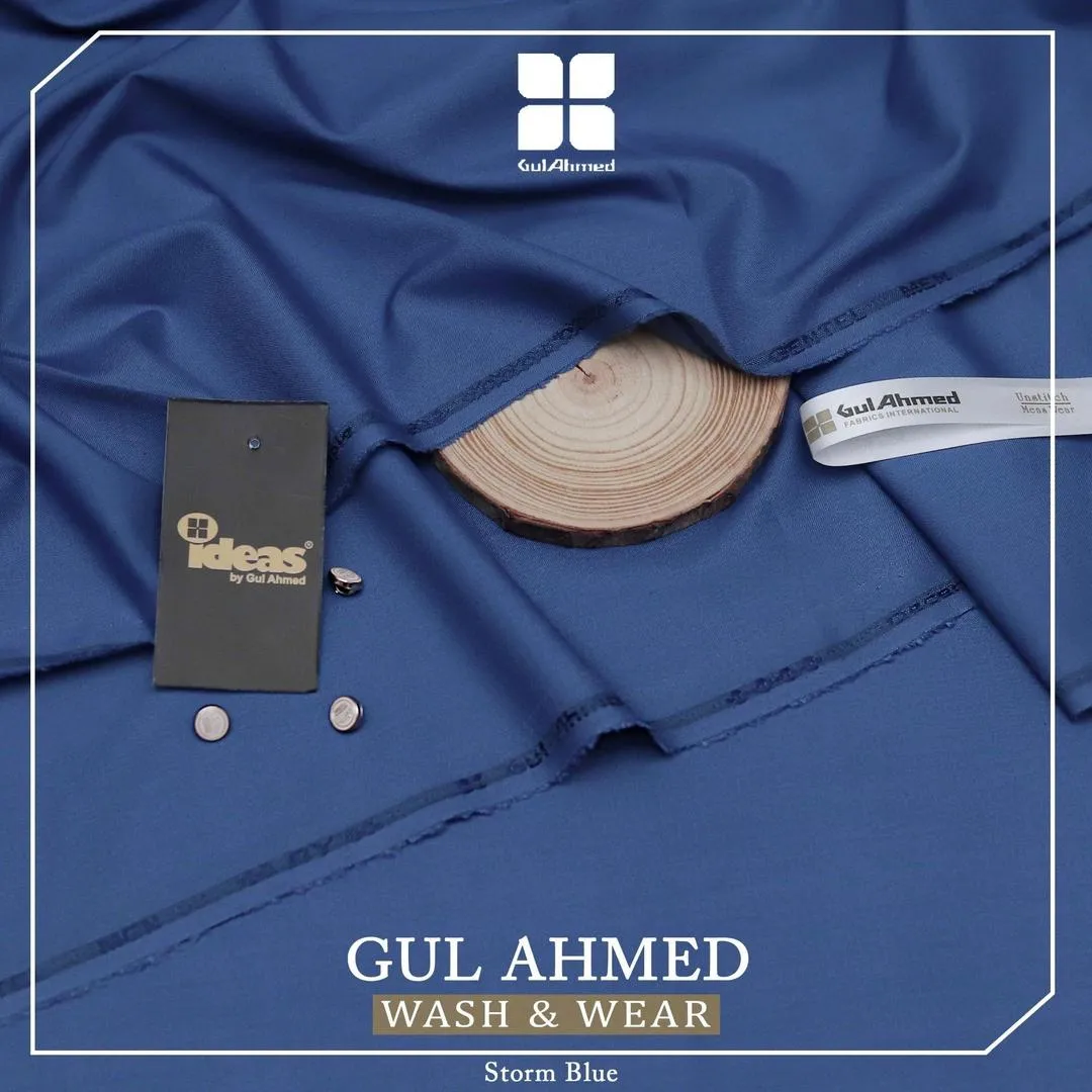 Gul Ahmed Men’s Wash and Wear Unstitched Shalwar Kameez – Premium Comfortable Fabric
