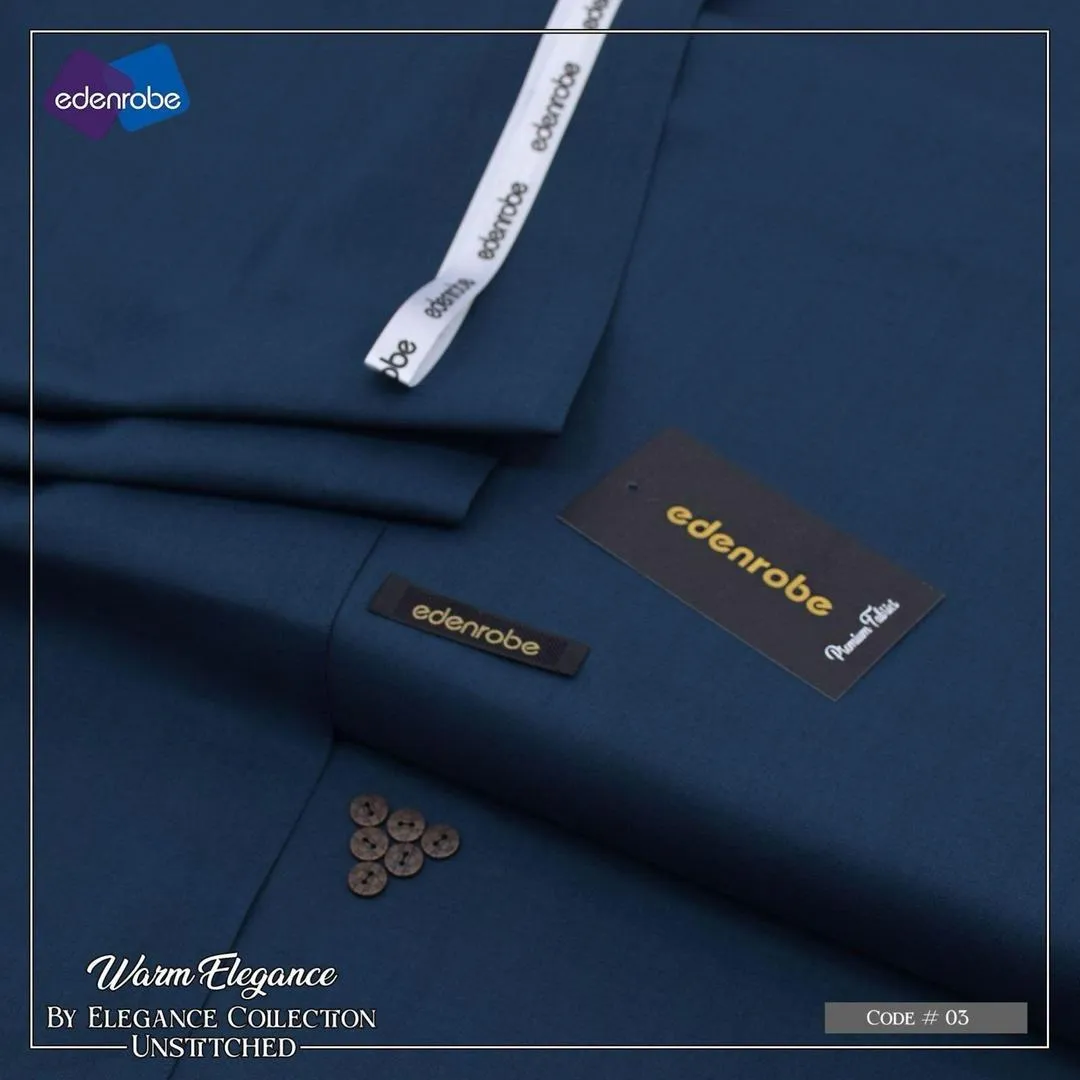 Men’s Unstitched Wash And Wear Plain SuitEdenRobe Men’s Wash and Wear Unstitched Shalwar Kameez – Premium Comfortable Fabric