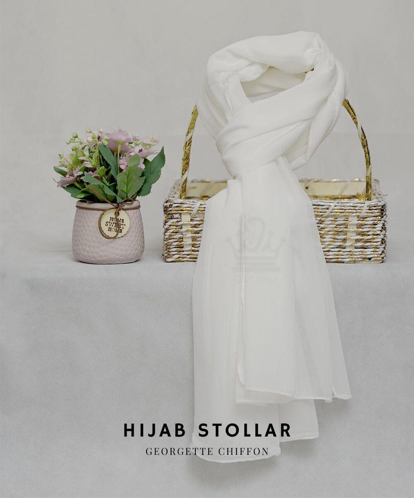 1 Pc Chiffon Plain Hijab 