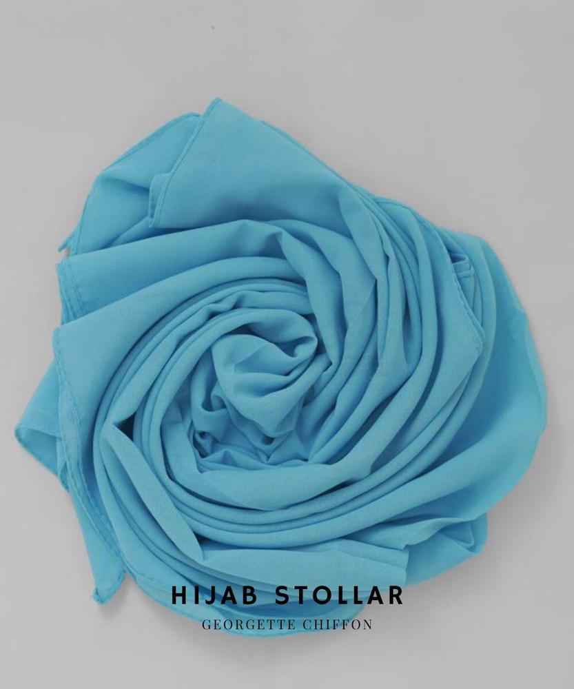 1 Pc Chiffon Plain Hijab 