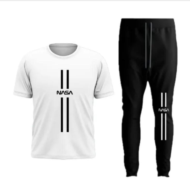 2 Pcs Men's Polyester Printed Track Suit