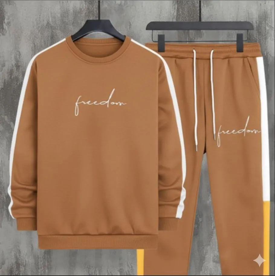 2 Pcs Men's Dri Fit Printed Track Suit