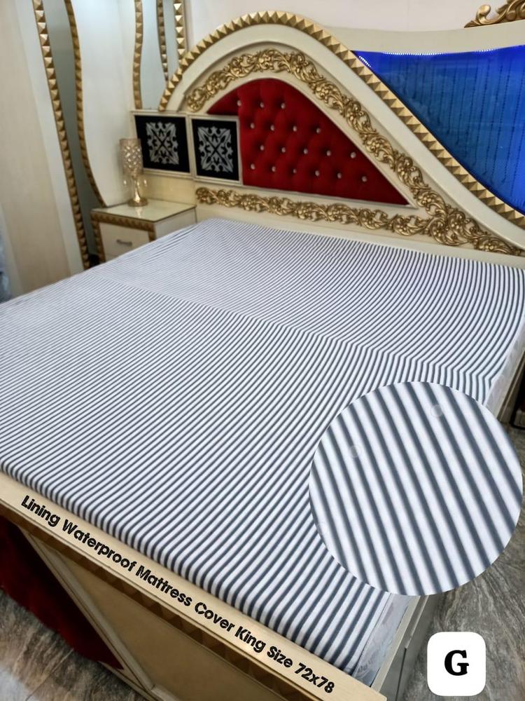 Palachi Printed Double Bed Mattress Cover