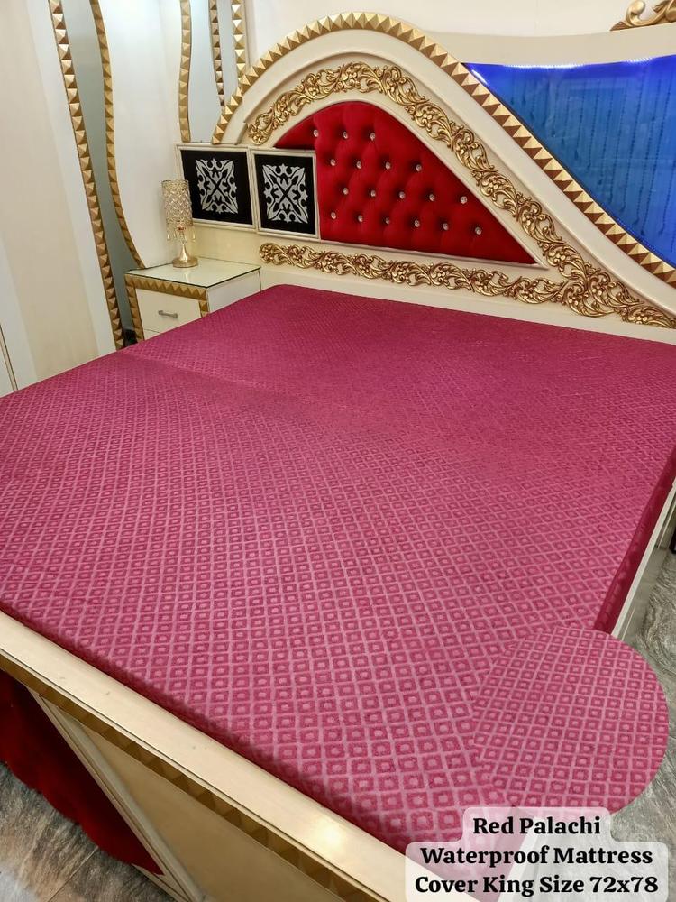 Palachi Printed Double Bed Mattress Cover