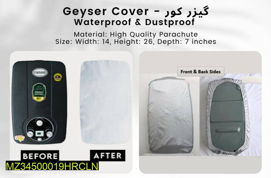 Waterproof & Dust-Proof Geyser Cover 