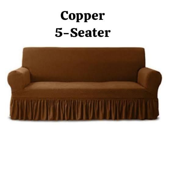 5 Seater Mesh Plain Fitted Sofa Covers