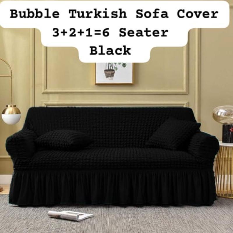 6 Seater Jersey Textured Sofa Covers
